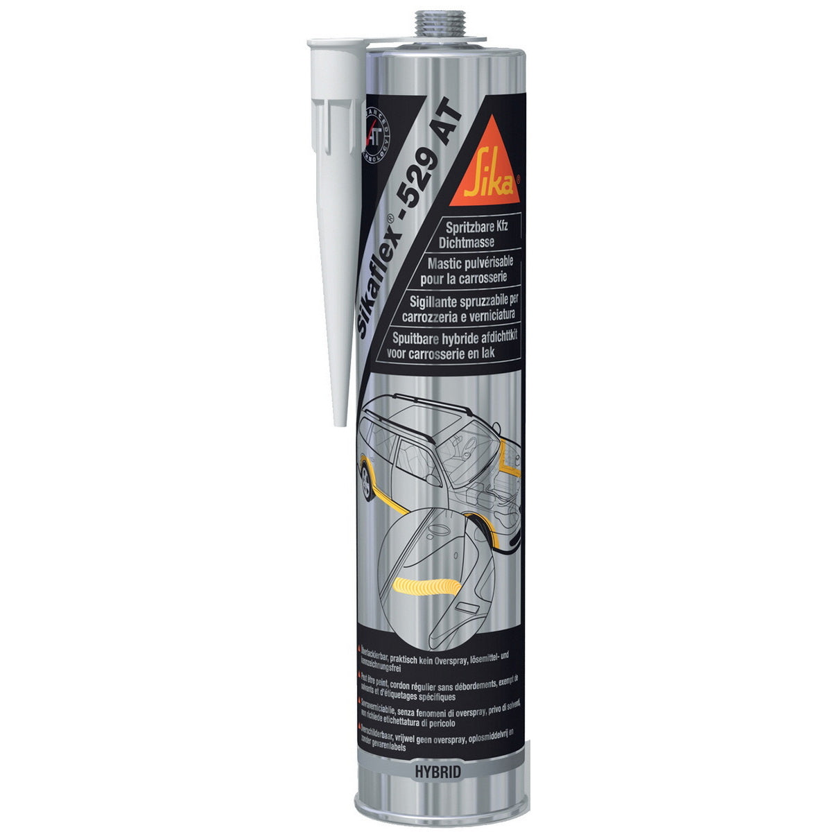 Sika Sikaflex 529 AT Ψεκαζόμενο Υβριδικό Σφραγιστικό Πολυουρεθάνης Αμαξωμάτων Αυτοκινήτων