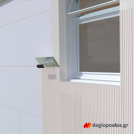 Τελικό επίχρισμα ETICS υδατοαπωθητικό και διαπνέον
