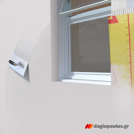 Sika ThermoCoat®-1/3 HS Τσιμεντοειδές Κονίαμα Συγκόλλησης Θερμομονωτικών Πλακών ΛΕΥΚΗ