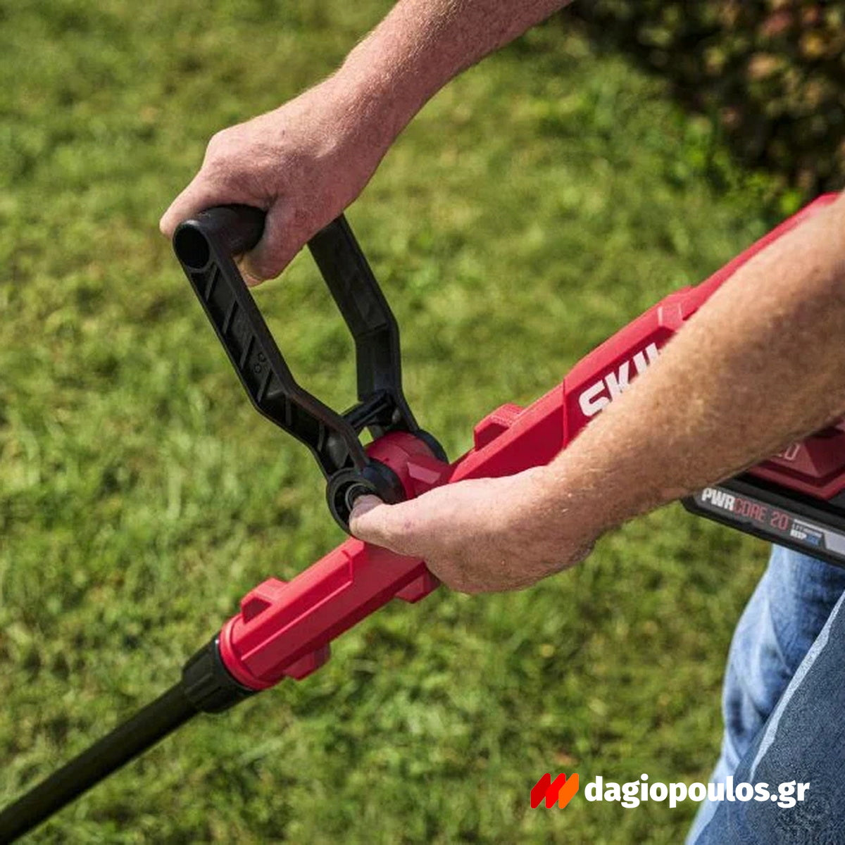 Skil 0230 CA 20V Max Autofeed Χλοοκοπτικό Μεσινέζας Μπαταρίας Αυτοτροφοδοτούμενο 18V Li-Ion Με Μπαταρία 2.0Ah