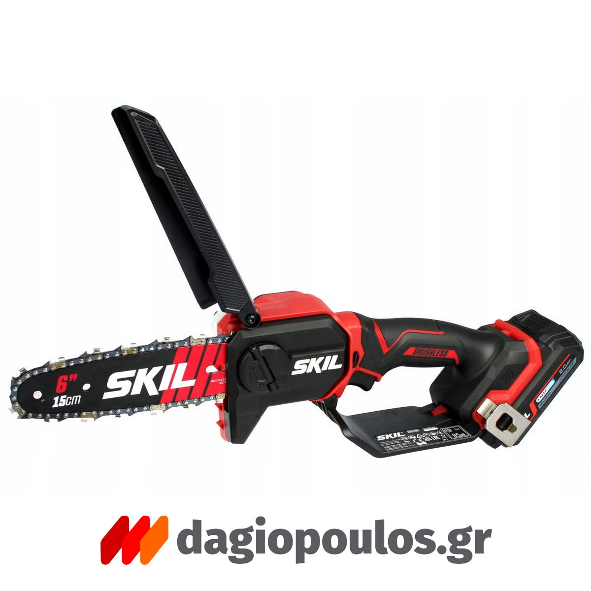 Skil 0512 CA 20V Max Brushless Αλυσοπρίονο Μπαταρίας Mini 15cm 18V SOLO