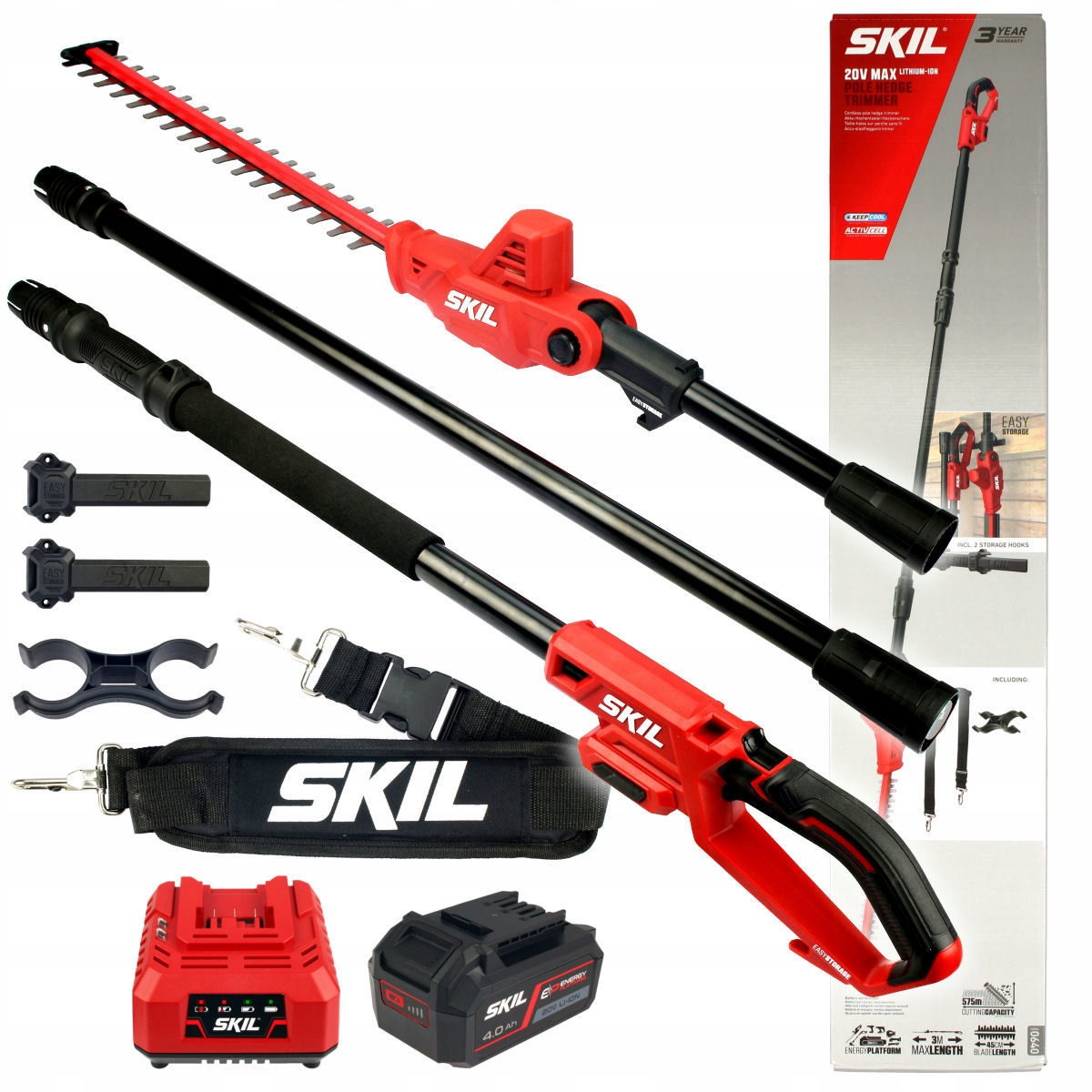 Skil 0640 AA 20V Max Ψαλίδι Μπορντούρας (Μπορντουροψάλιδο) Πτυσόμενο Μπαταρίας 18V Li-Ion Με Μπαταρία 5.0Ah