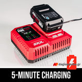 Skil 3075 HB Brushless 20V Max Κρουστικό Δραπανοκατσάβιδο Μπαταρίας 18V Li-Ion Με 2 Μπατ.4.0Ah - Ταχυφορτιστή - Βαλίτσα