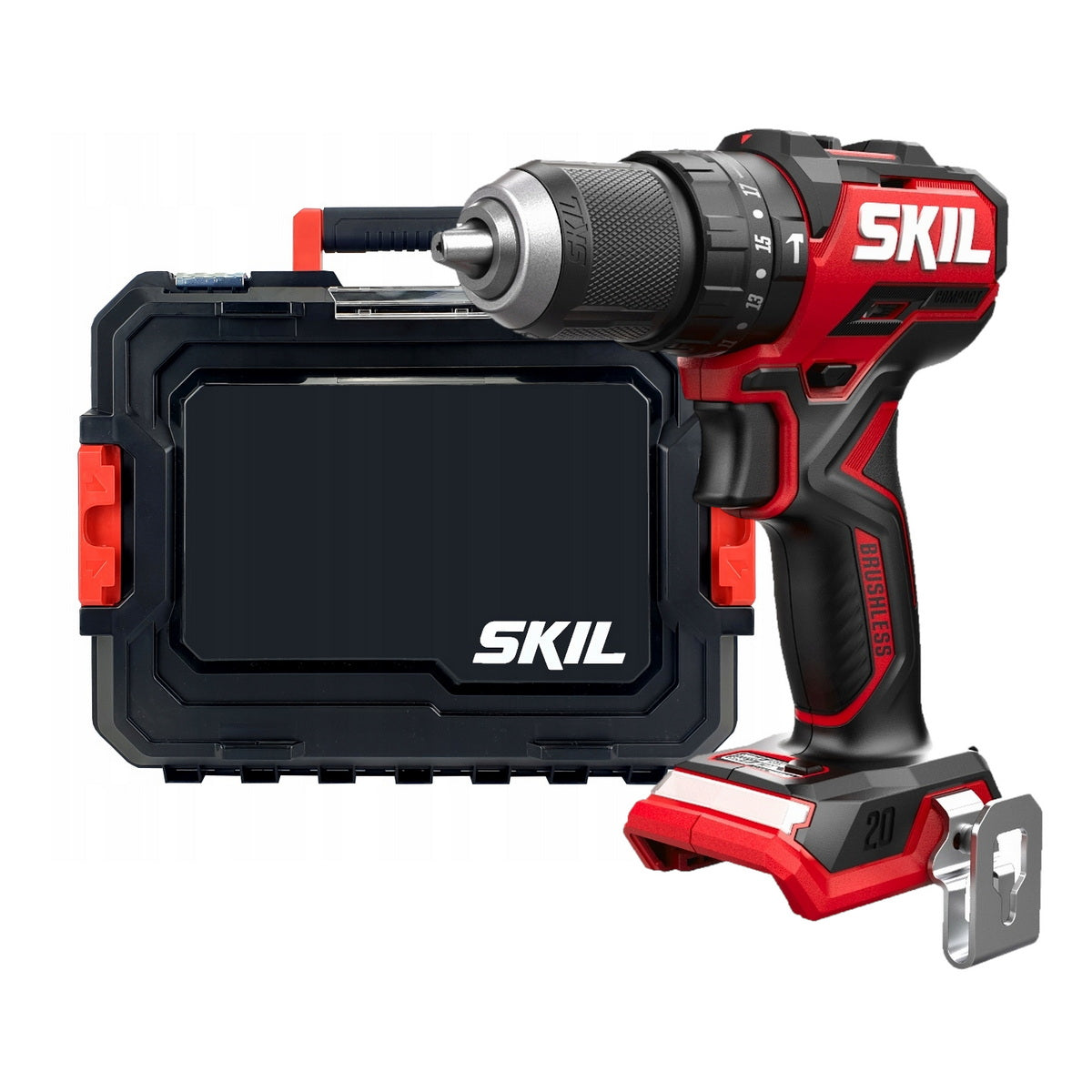 Skil 3075 JA 20V Max Brushless Κρουστικό Δραπανοκατσάβιδο Μπαταρίας 18V Li-Ion SOLO Με Βαλίτσα