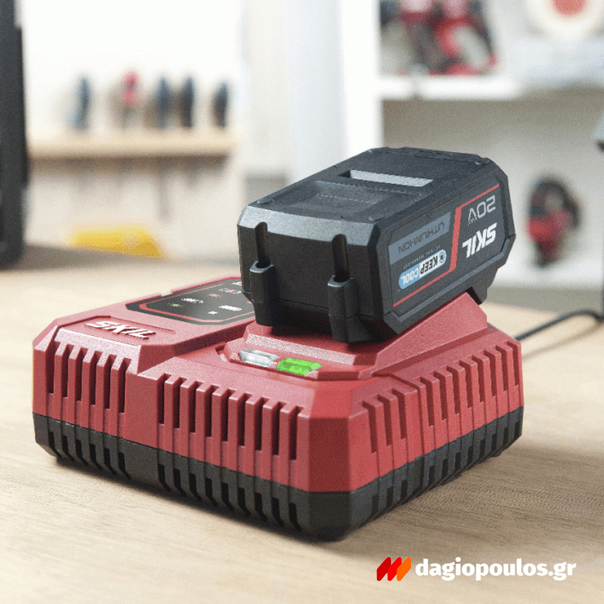 Skil 3123 AA 20V Max Ταχυφορτιστής Μπαταρίας 6A 18 Volts