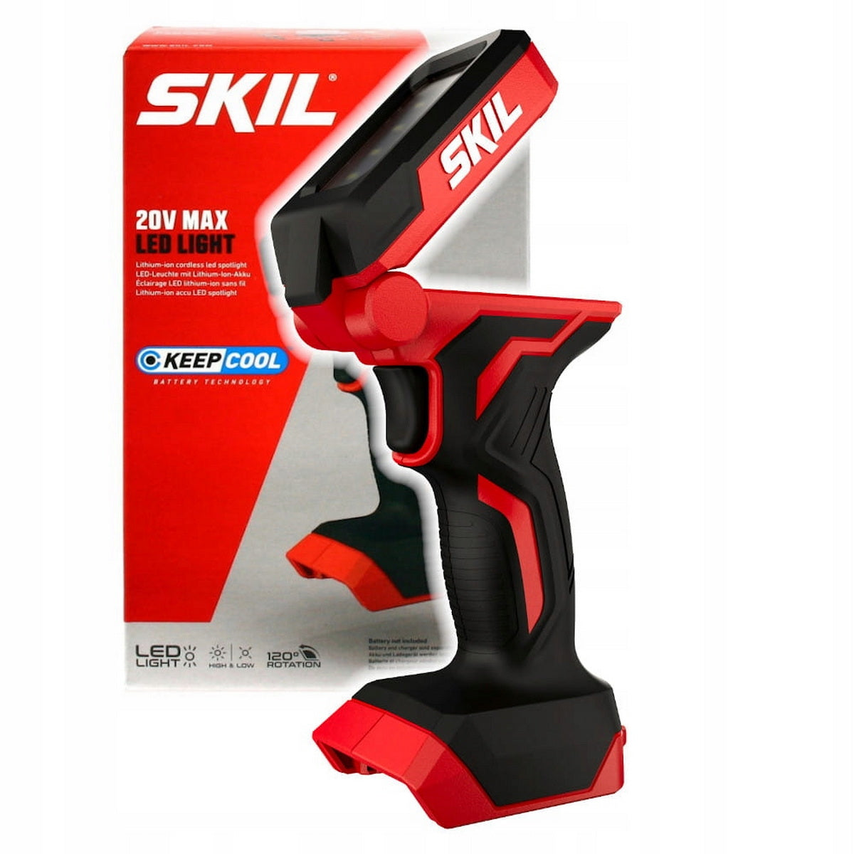 Skil 3155 CA 20V Max Φακός Λυχνία Εργασίας Φωτοδιόδου LED Μπαταρίας 18V 360 Lumens SOLO