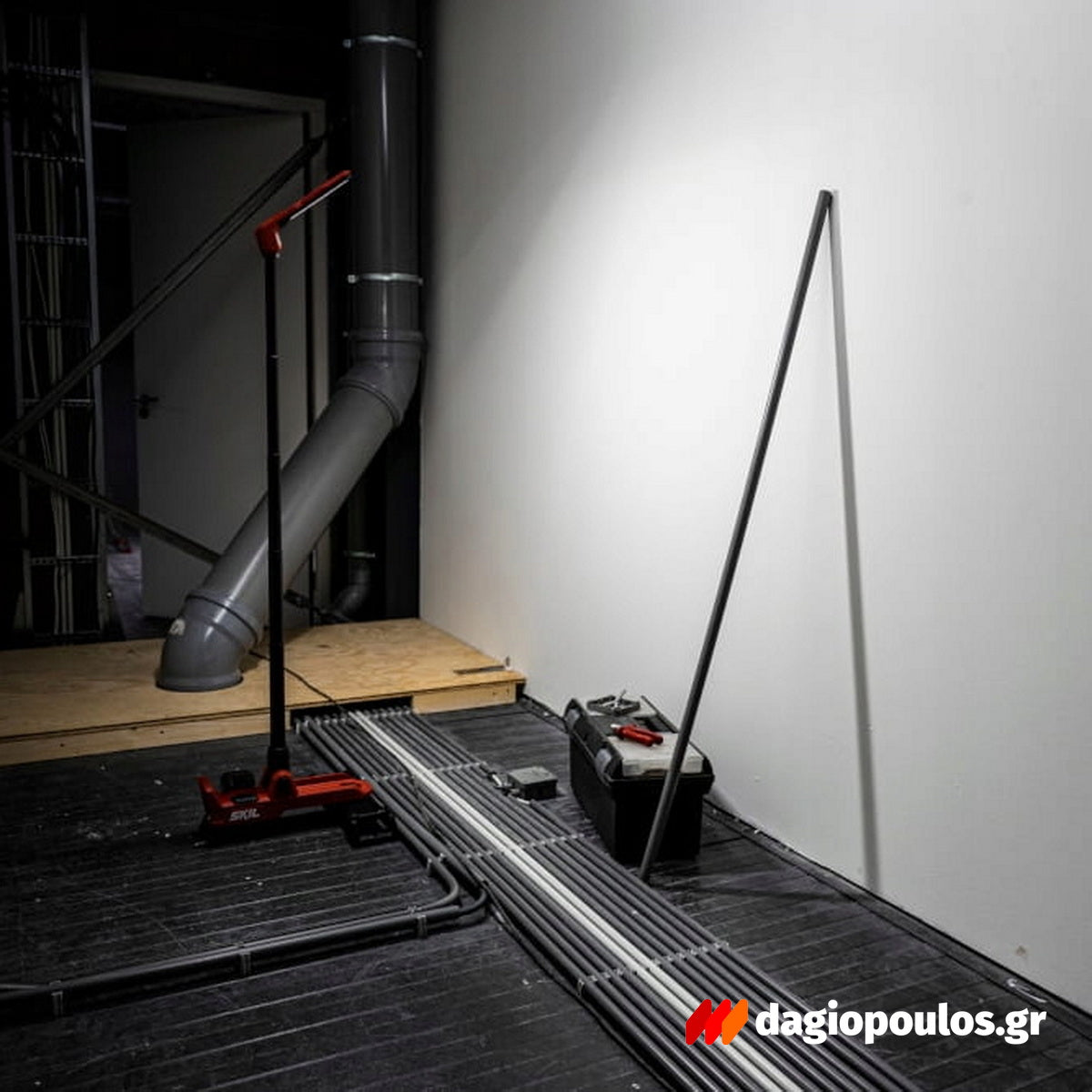 Skil 3165 CA 20V Max Φορητός Προβολέας Επιθεώρησης & Εργασίας Μπαταρίας 18V Li-Ion Επαναφορτιζόμενος 2500 Lumens SOLO