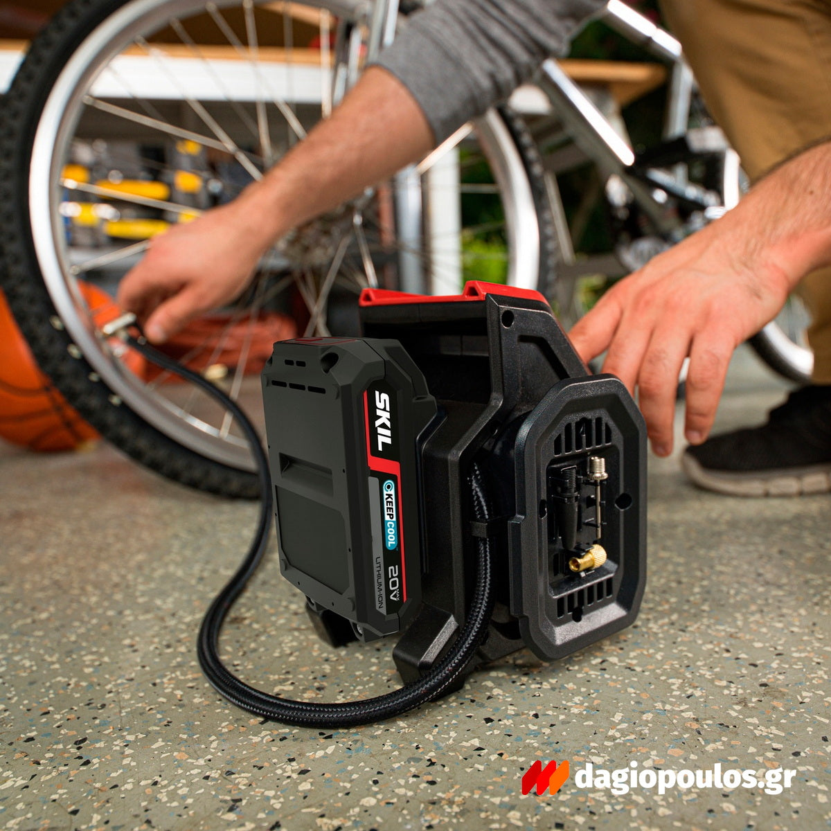 Skil 3159 CA 20V Max Αεροσυμπιεστής Κομπρεσέρ Αέρα Μπαταρίας 18V Li-Ion 11Bar SOLO