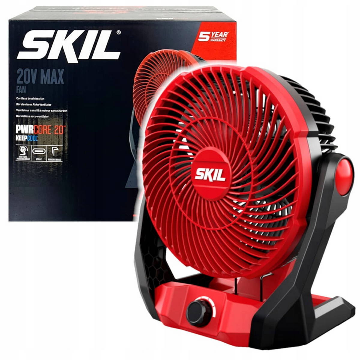 Skil 3164 CA 20V Max Brushless Ανεμιστήρας Μπαταρίας 12V-18V Li-Ion SOLO