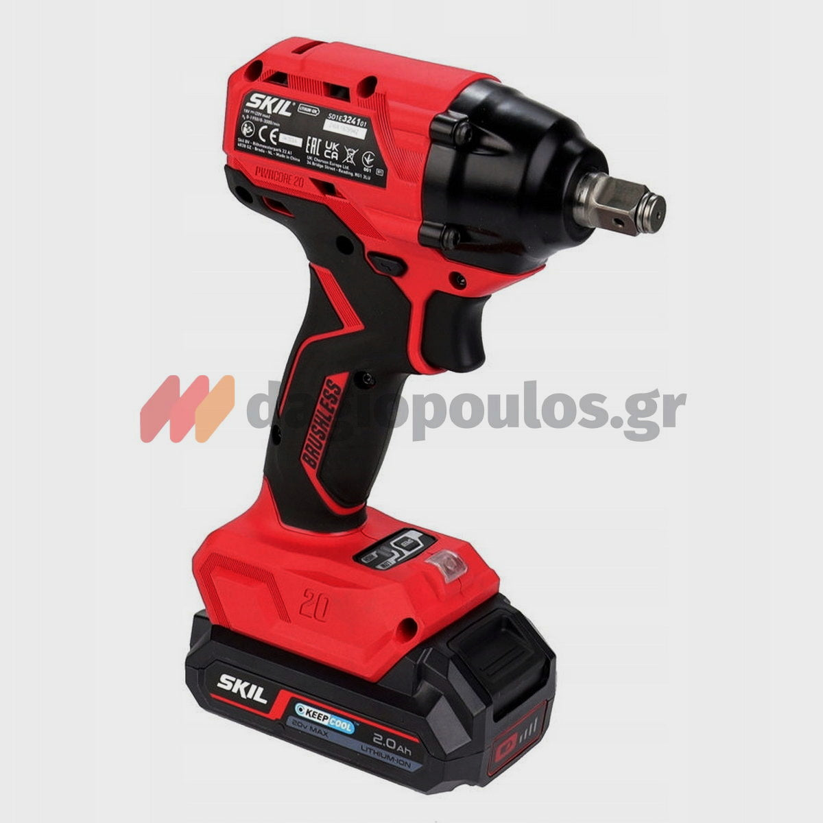 Skil 3241 CA 20V Max Brushless Μπουλονόκλειδο Μπαταρίας 18V Li-Ion Με Μπαταρία 2.0Ah