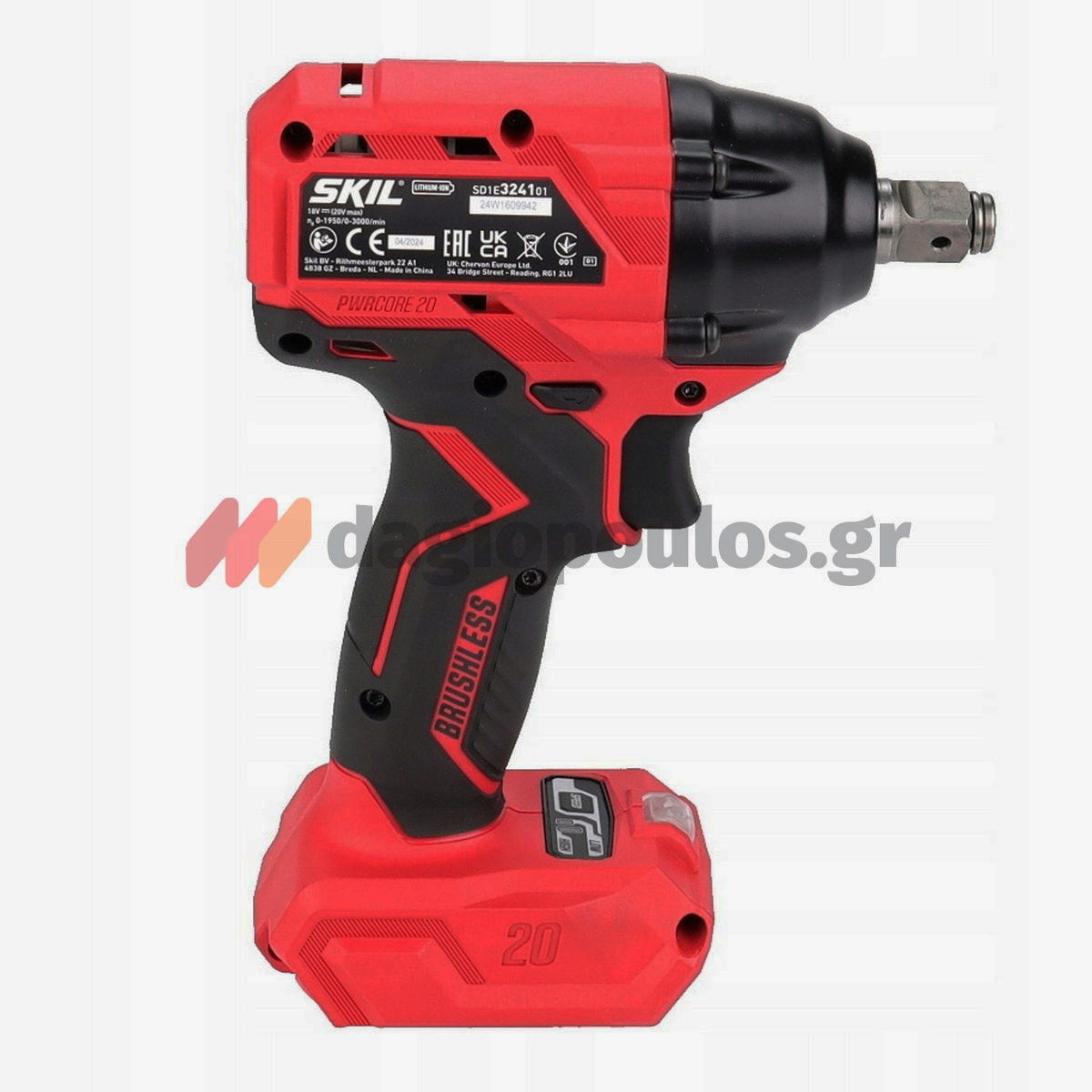 Skil 3241 CA 20V Max Brushless Μπουλονόκλειδο Μπαταρίας 18V Li-Ion SOLO