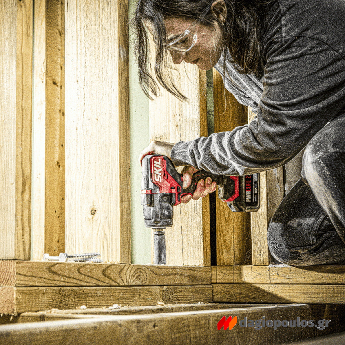 Skil 3285 JA1 20V Max Brushless Μπουλονόκλειδο Μπαταρίας 18V Li-Ion Με 2 Μπαταρίες 5.0Ah