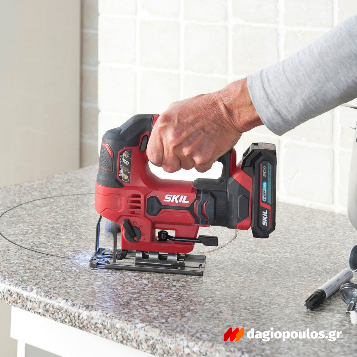 Skil 3420 CA 20V Max Σέγα Μπαταρίας 18V Li-Ion SOLO