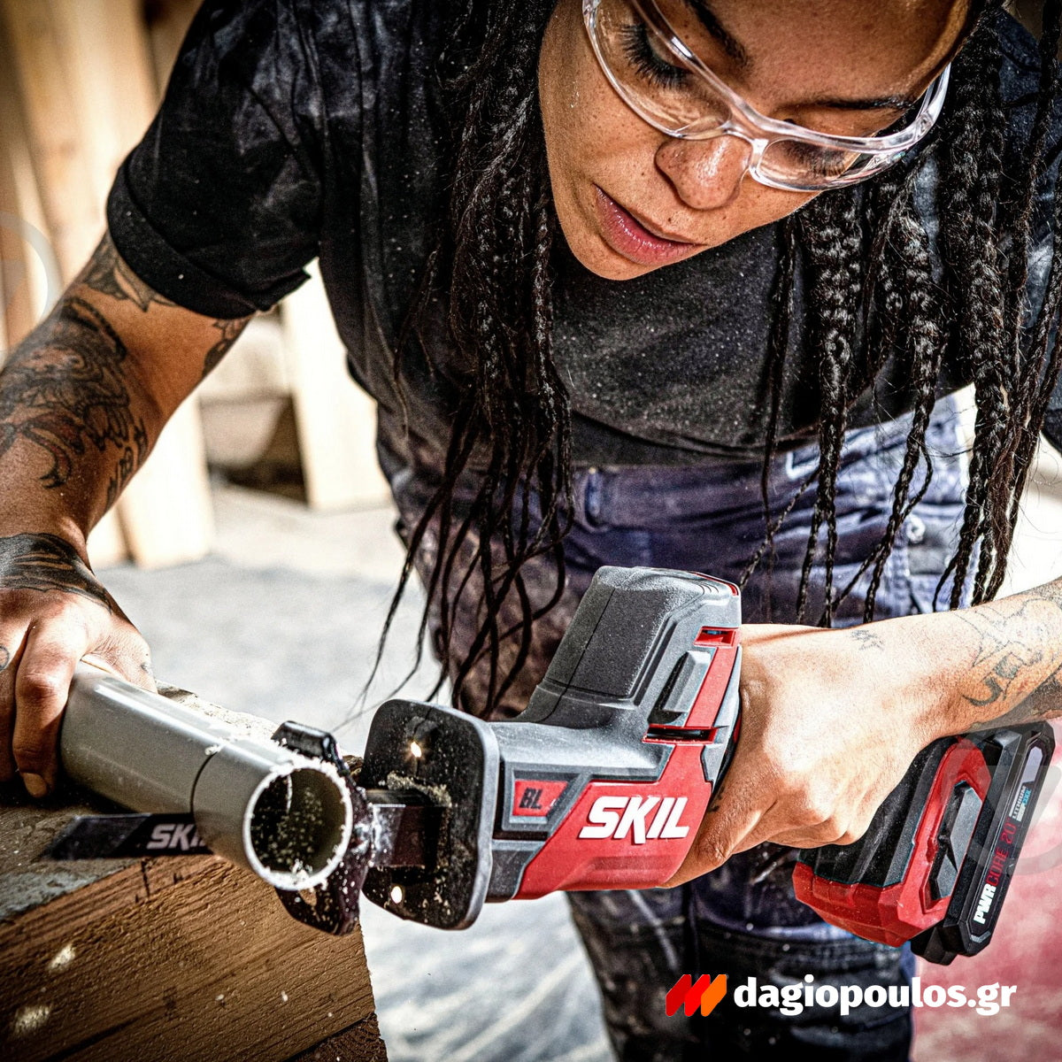 Skil 3475 CA 20V Max Brushless Σπαθοσέγα (Σεγάτσα) Μπαταρίας 18V Li-Ion SOLO