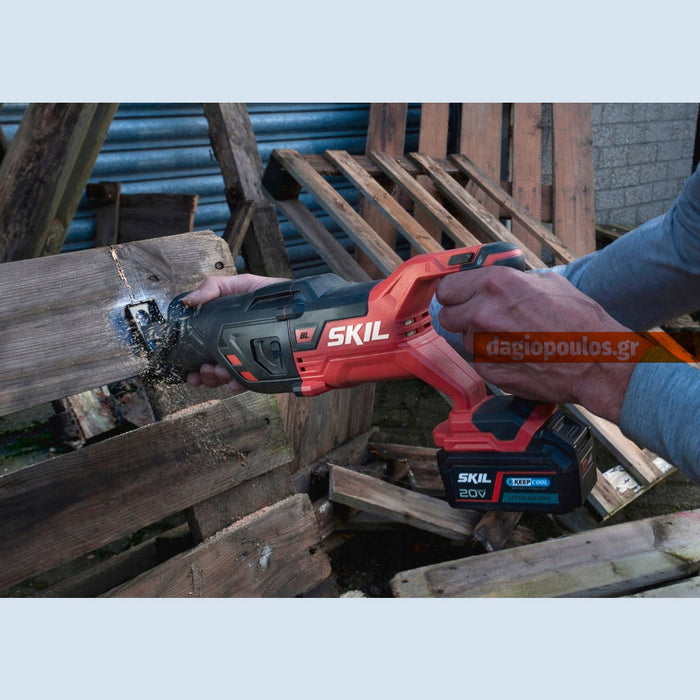 Skil 3480 CA 20V Max BRUSHLESS Σπαθοσέγα Σεγάτσα Μπαταρίας SOLO | dagiopoulos.gr