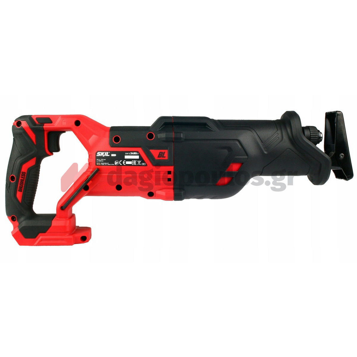 Skil 3480 CA 20V Max Brushless Σπαθοσέγα (Σεγάτσα) Μπαταρίας 18V Li-Ion SOLO