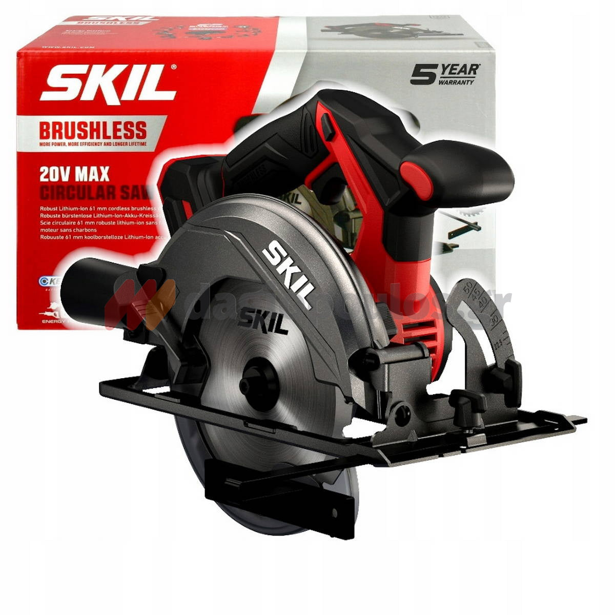 Skil 3550 CA 20V Max Brushless Δισκοπρίονο Μπαταρίας 18V Li-Ion 165mm SOLO