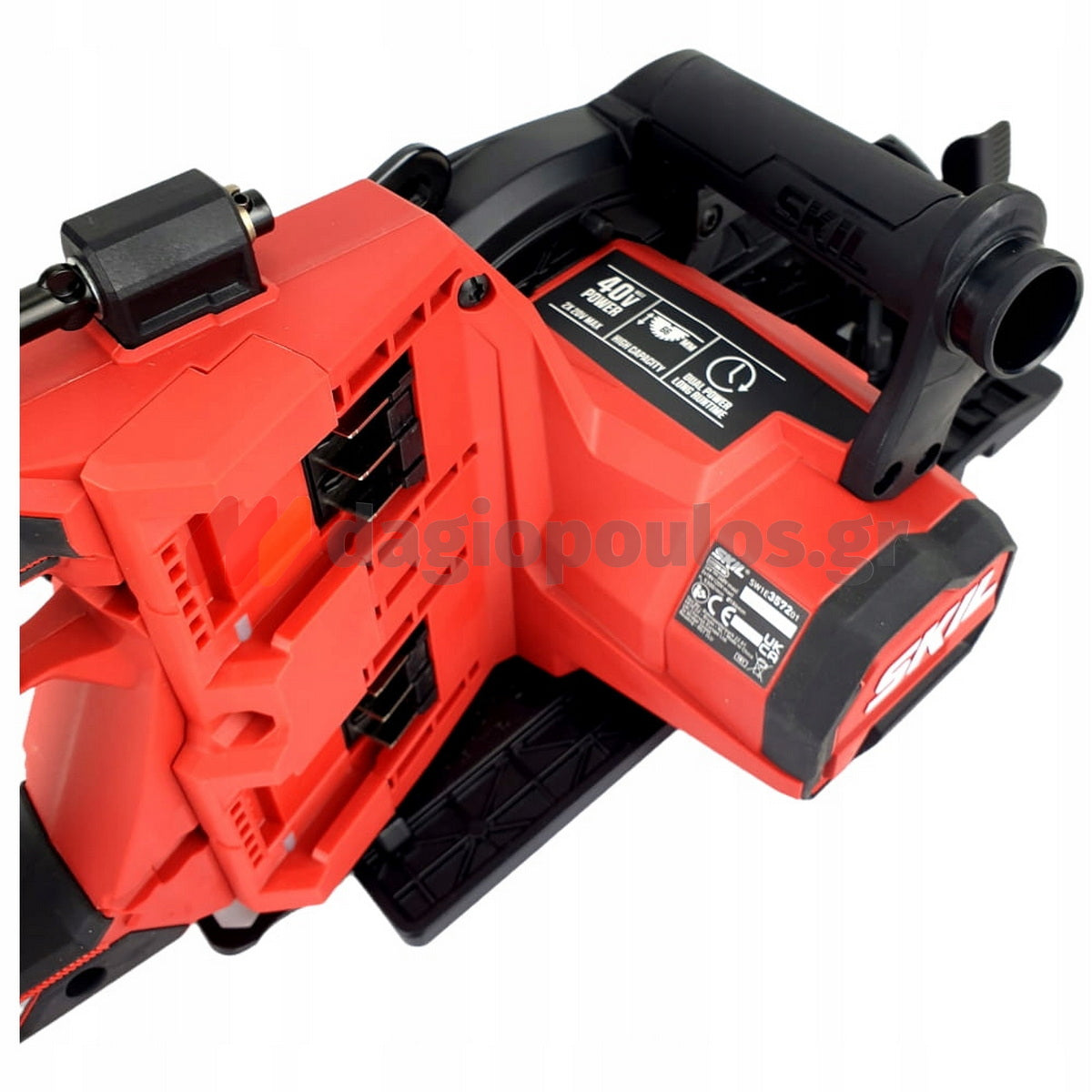 Skil 3572 EA 40V Max Brushless Δισκοπρίονο Μπαταρίας 36V Li-Ion 184mm Με 2 Μπαταρίες 4.0Ah + Φορτιστή + USB Αντάπτορα + Τσάντα