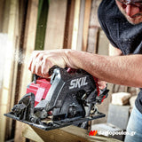 Skil 3572 EA 40V Max Brushless Δισκοπρίονο Μπαταρίας 36V Li-Ion 184mm Με 2 Μπαταρίες 4.0Ah + Φορτιστή + USB Αντάπτορα + Τσάντα