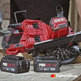 Skil 3572 EA 40V Max Brushless Δισκοπρίονο Μπαταρίας 36V Li-Ion 184mm Με 2 Μπαταρίες 4.0Ah + Φορτιστή + USB Αντάπτορα + Τσάντα