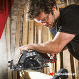 Skil 3572 EA 40V Max Brushless Δισκοπρίονο Μπαταρίας 36V Li-Ion 184mm Με 2 Μπαταρίες 4.0Ah + Φορτιστή + USB Αντάπτορα + Τσάντα