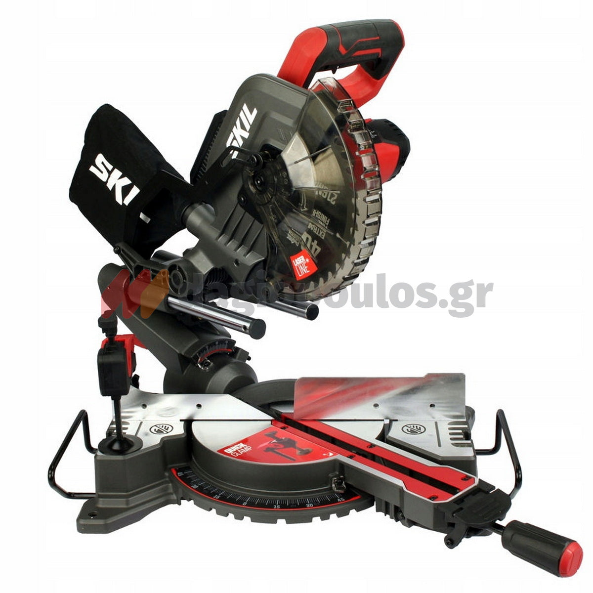 Skil 3590 CA 20V Max Φαλτσοπρίονο Radial Ξύλου Μπαταρίας 18V Li-Ion 216mm Με 2 Μπαταρίες 5.0Ah
