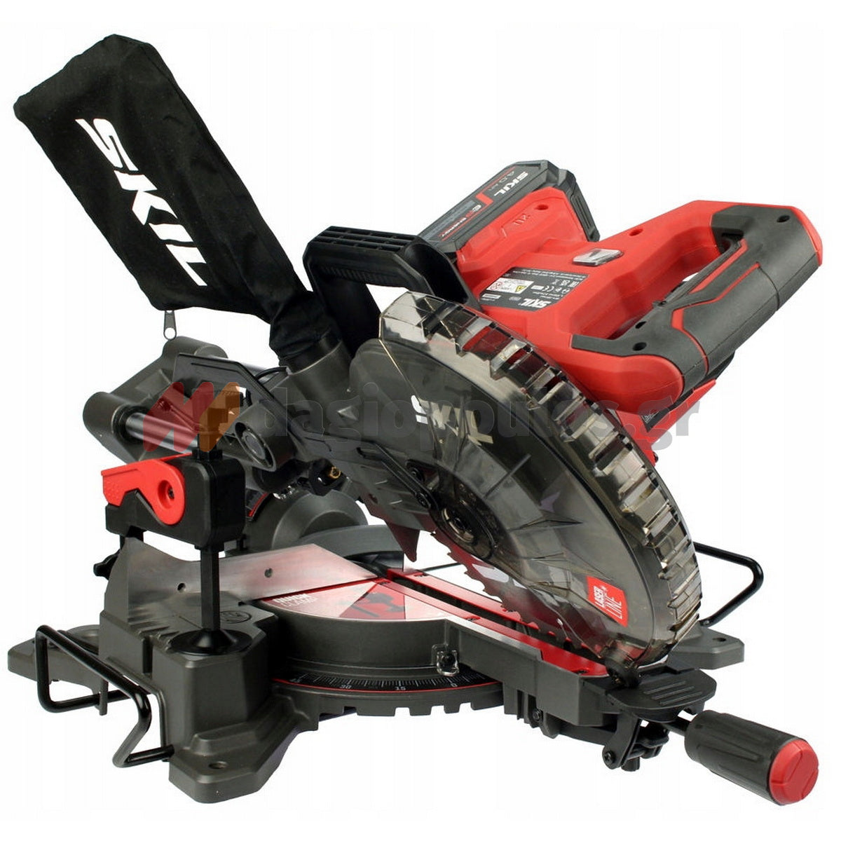 Skil 3590 CA 20V Max Φαλτσοπρίονο Radial Ξύλου Μπαταρίας 18V Li-Ion 216mm Με 2 Μπαταρίες 5.0Ah