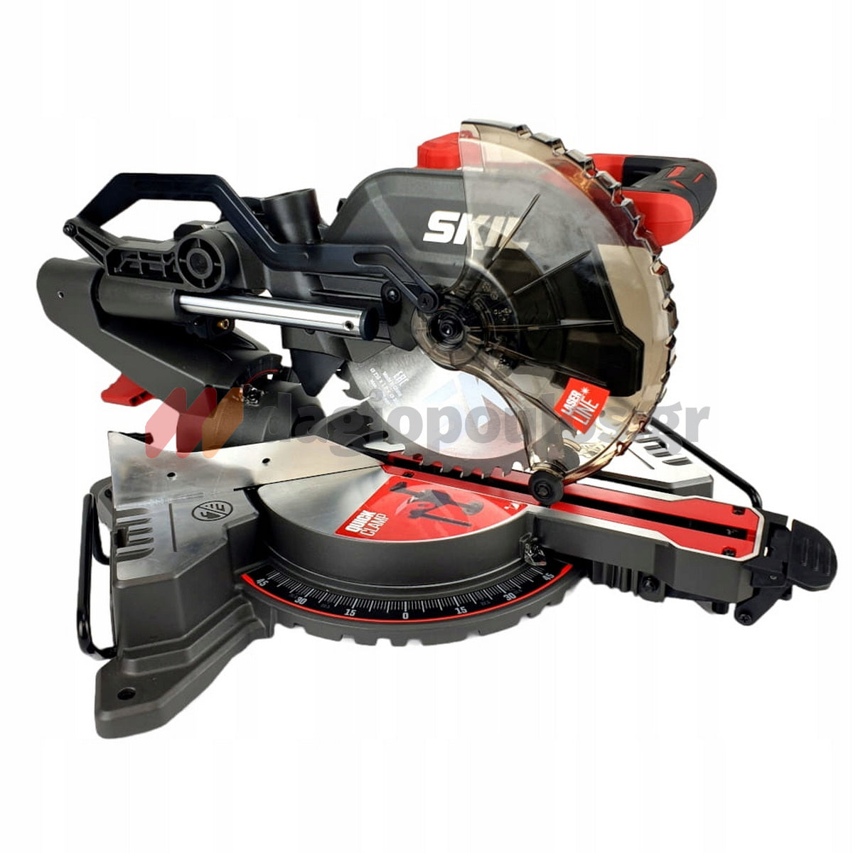 Skil 3590 CA 20V Max Φαλτσοπρίονο Radial Ξύλου Μπαταρίας 18V Li-Ion 216mm Με 2 Μπαταρίες 5.0Ah