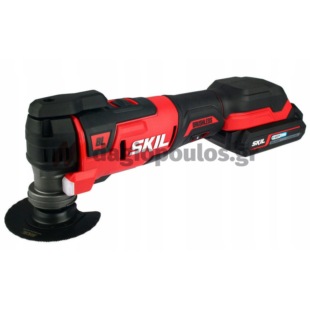 Skil 3650 CA 20V Max Brushless Πολυεργαλείο Μινι Τροχός Μπαταρίας 18V Li-Ion Με Μπαταρία 2.5Ah