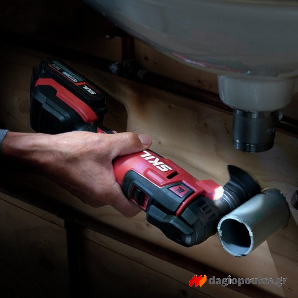 Skil 3650 CA 20V Max Brushless Πολυεργαλείο Μινι Τροχός Μπαταρίας 18V Li-Ion Με Μπαταρία 2.5Ah