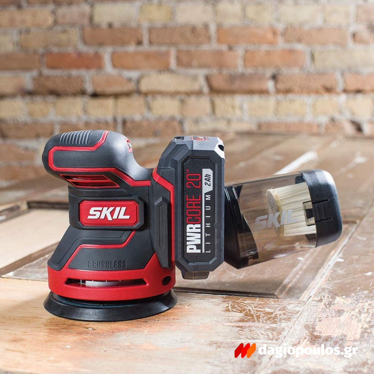 Skil 3750 FA 20V Max Brushless Έκκεντρο Περιστροφικό Τριβείο Μπαταρίας 18V Li-Ion 125mm Με Μπαταρία 2.5Ah