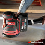 Skil 3750 FA 20V Max Brushless Έκκεντρο Περιστροφικό Τριβείο Μπαταρίας 18V Li-Ion 125mm Με Μπαταρία 2.5Ah