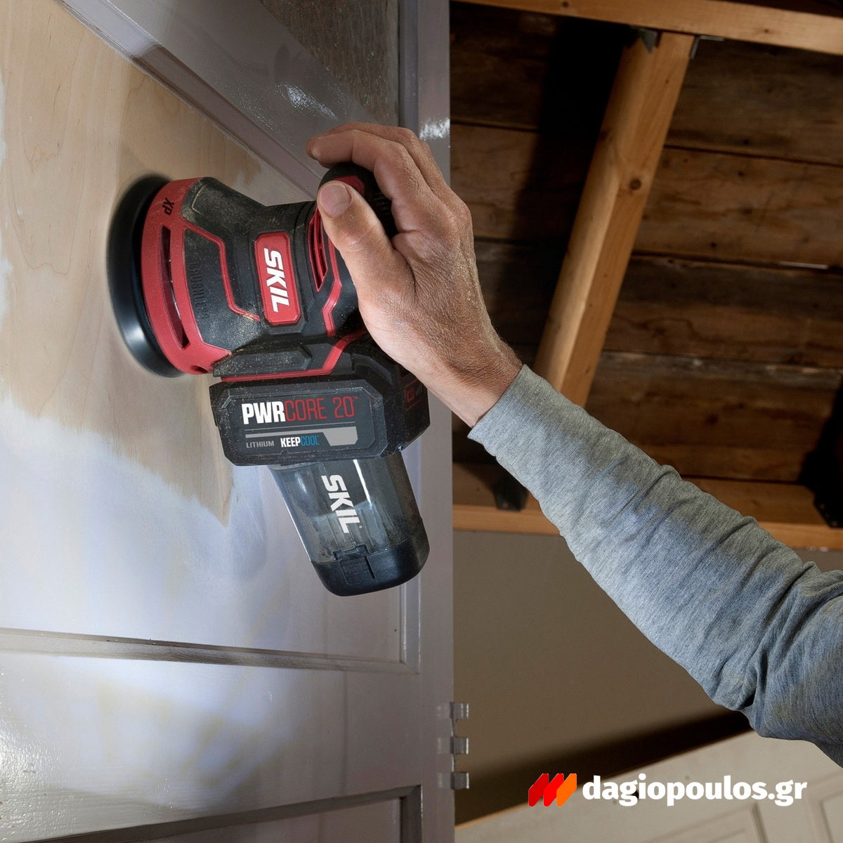 Skil 3750 FA 20V Max Brushless Έκκεντρο Περιστροφικό Τριβείο Μπαταρίας 18V Li-Ion 125mm Με Μπαταρία 2.5Ah