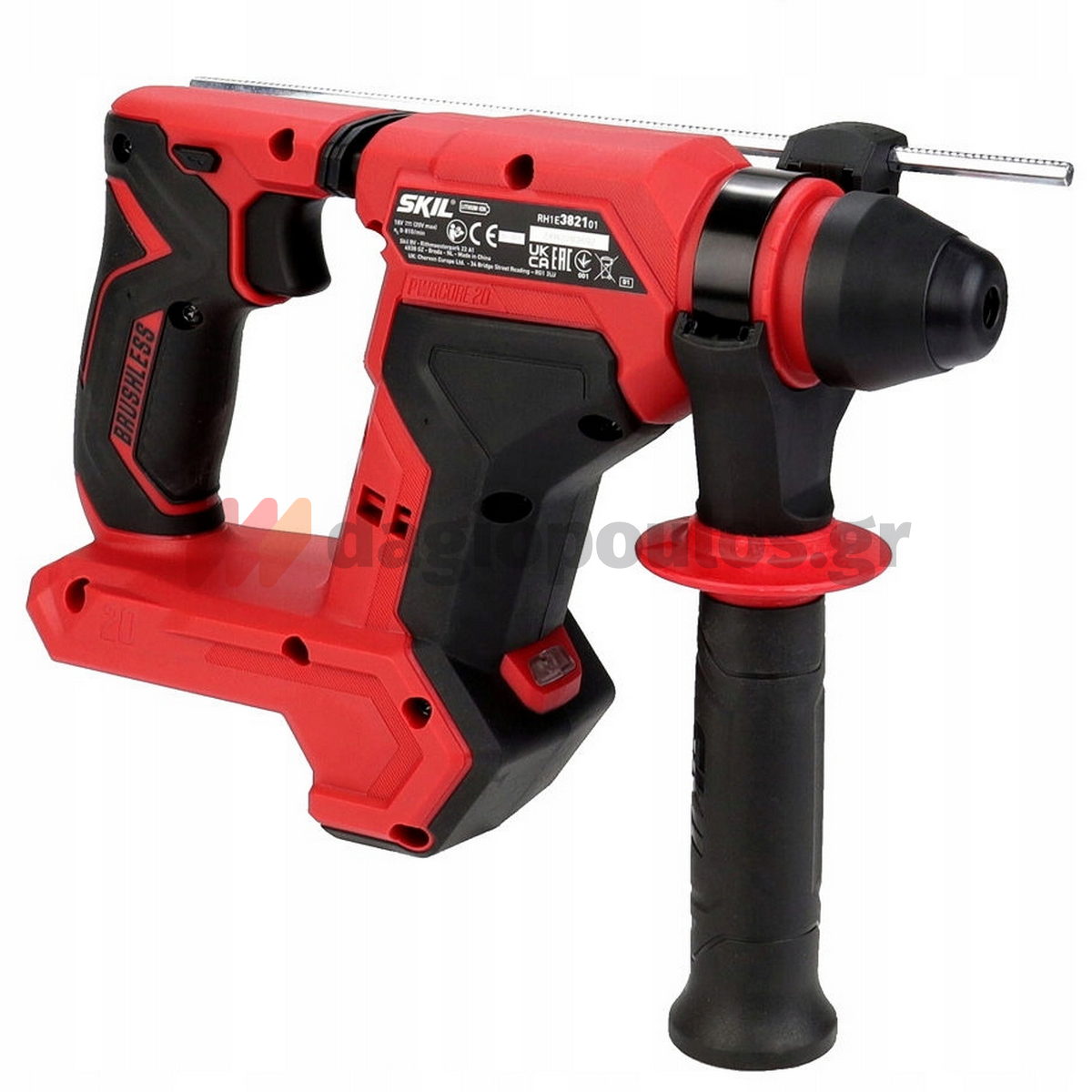 Skil 3821 CA 20V Max Brushless Πνευματικό Περιστροφικό Σκαπτικό Πιστολέτο Μπαταρίας 18V Li-Ion SOLO