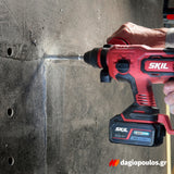 Skil 3850 CA 20V Max SDS Plus Brushless Πνευματικό Περιστροφικό Σκαπτικό Πιστολέτο 20V Li-Ion 2.0J & & 3111 AA Μπαταρία 4.0Ah Ταχυφορτιστής