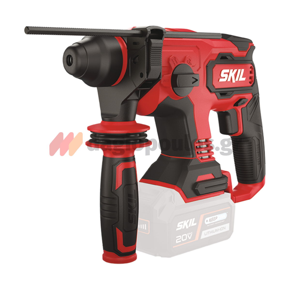 Skil 3850 CA 20V Max SDS Plus Brushless Πνευματικό Περιστροφικό Σκαπτικό Πιστολέτο 20V Li-Ion 2.0J & & 3111 AA Μπαταρία 4.0Ah Ταχυφορτιστής