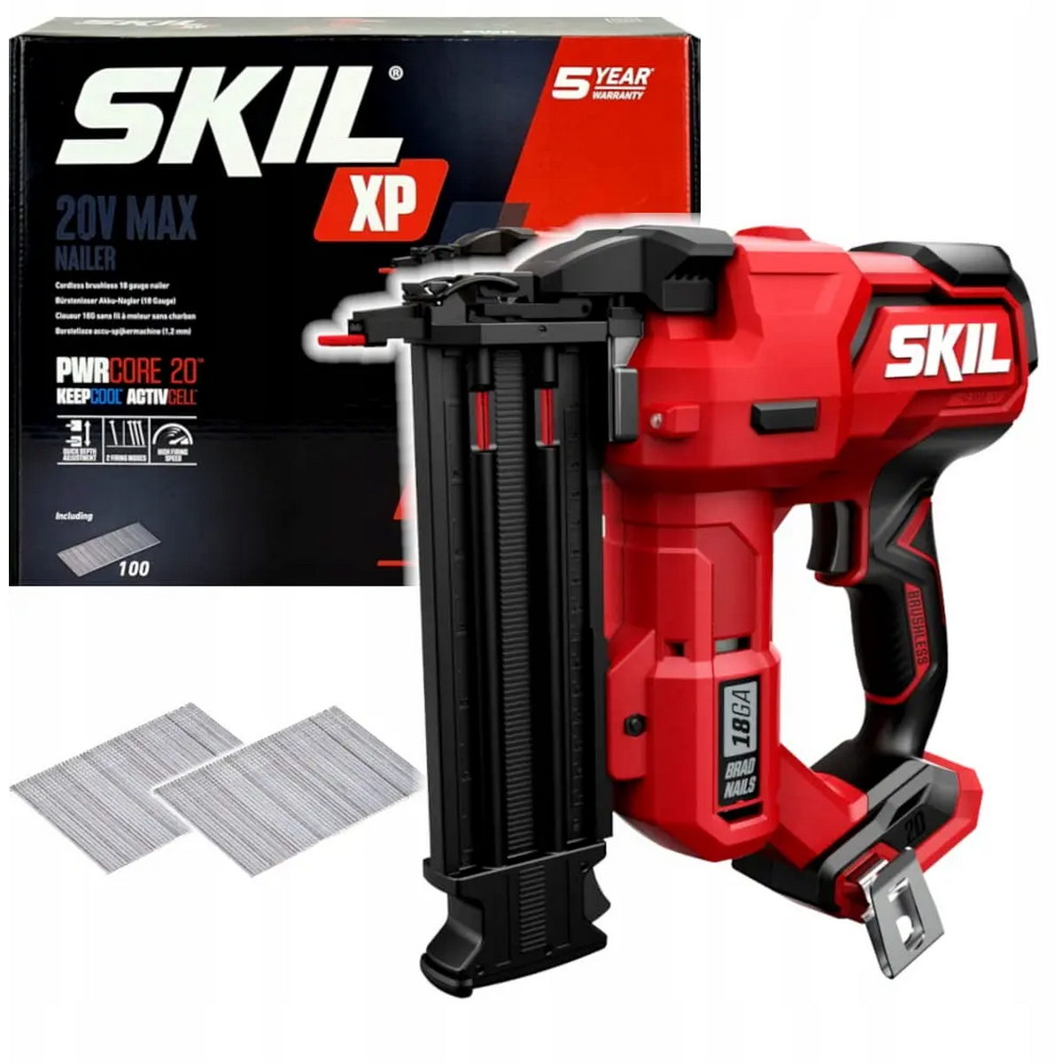 Skil 3885 CA 20V Max Brushless Καρφωτικό Μπαταρίας 18V Li-Ion SOLO