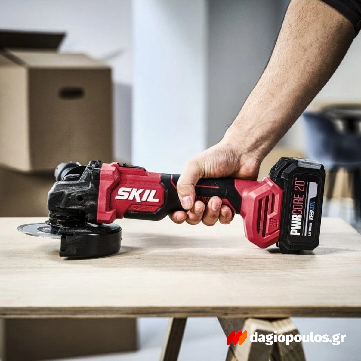 Skil 3923 CA 20V Max Brushless Γωνιακός Τροχός Μπαταρίας 18V Li-Ion 125mm SOLO