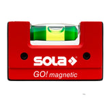 Sola GO Magnetic Μαγνητικό Αλφάδι Τσέπης 6cm Με Θήκη & Clip