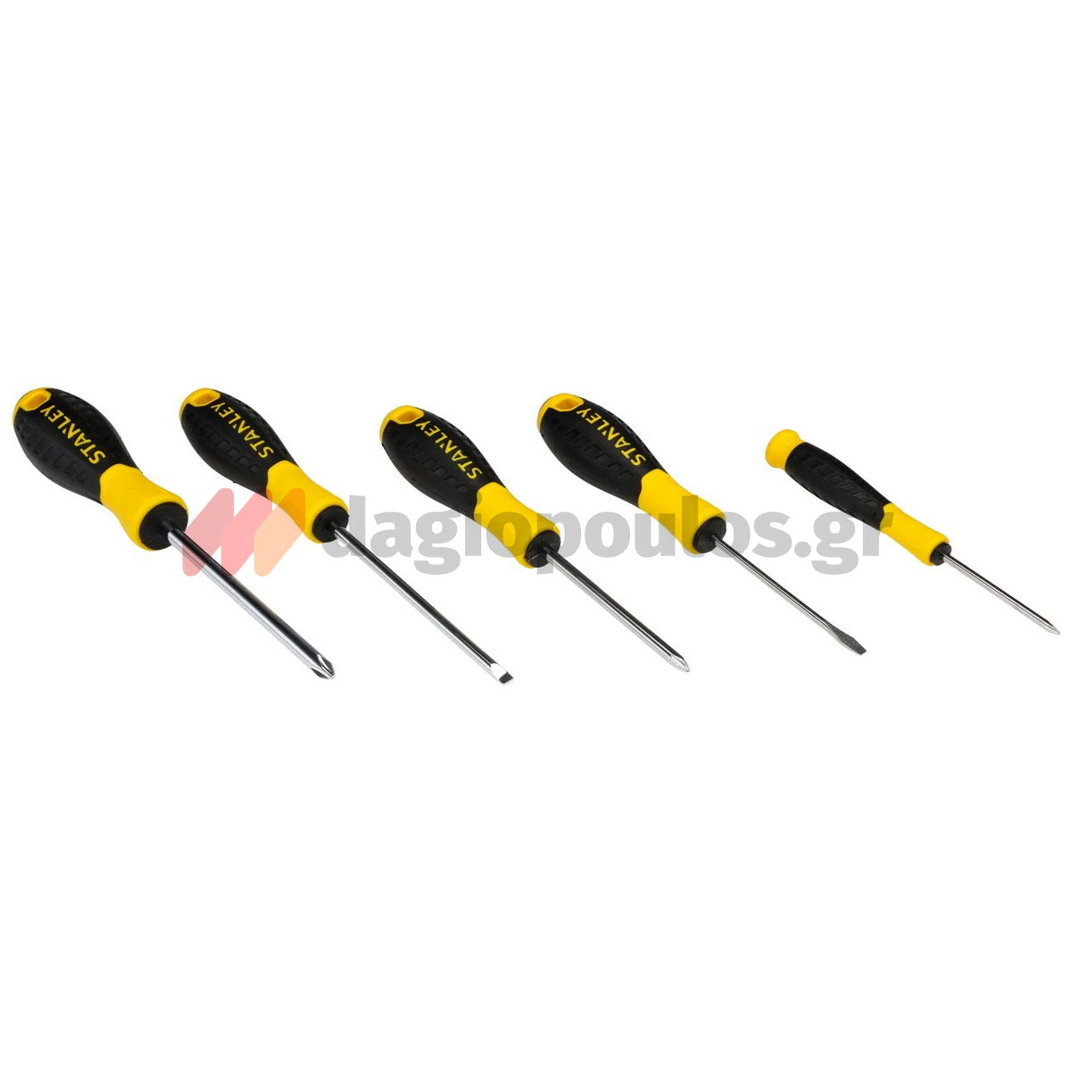 Stanley STHT0-60210 Essential Cushion Grip Συλλογή Κατσαβίδια Σετ 8 Τεμ