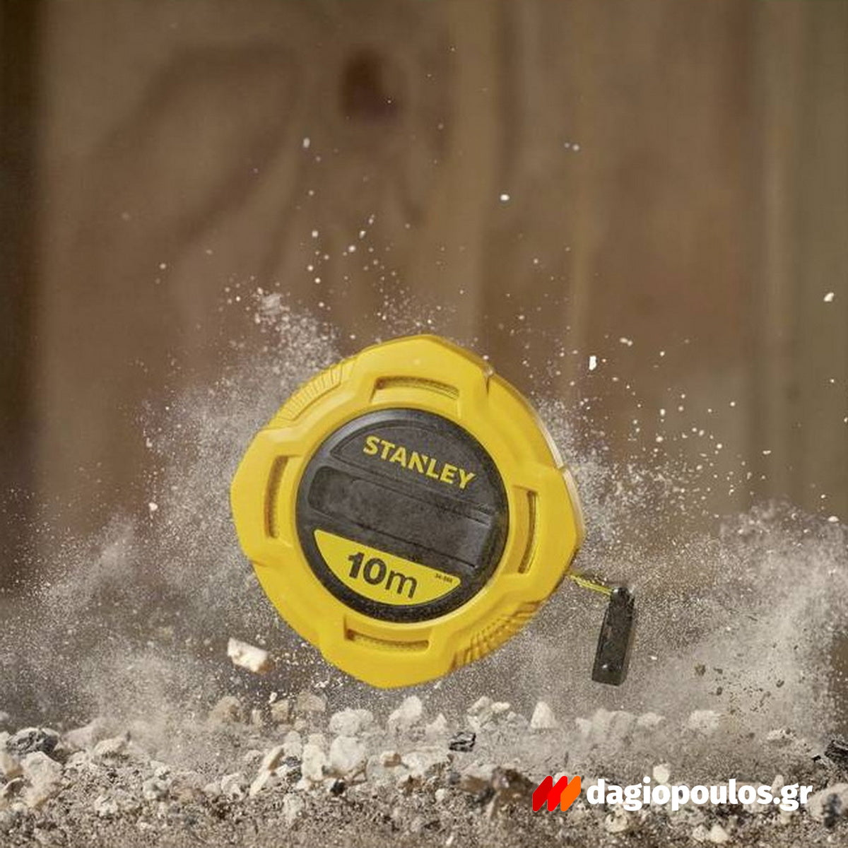 Stanley 0-34-295 Μετροταινία Κλειστού Κέλυφους Από ABS Με Ταινία Από Fiberglass 10mtr