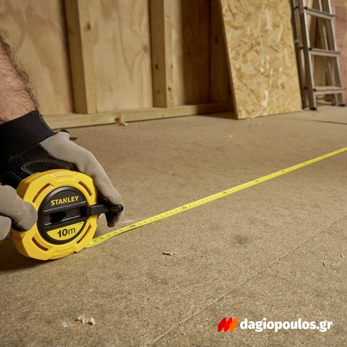 Stanley 0-34-295 Μετροταινία Κλειστού Κέλυφους Από ABS Με Ταινία Από Fiberglass 10mtr