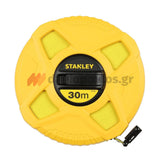 Stanley 0-34-297 Μετροταινία Κλειστού Κέλυφους Από ABS Με Ταινία Από Fiberglass 30mtr