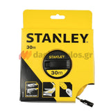 Stanley 0-34-297 Μετροταινία Κλειστού Κέλυφους Από ABS Με Ταινία Από Fiberglass 30mtr