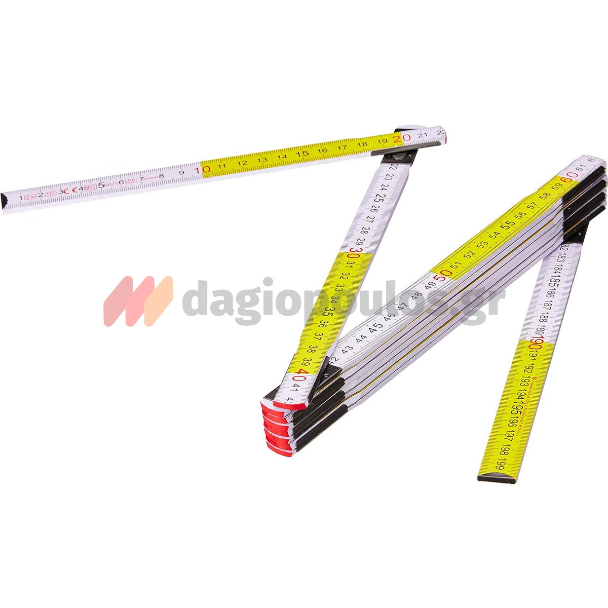 Stanley 0-35-458 Μέτρο Σπαστό Ξύλινο Πολύχρωμο 2mtr