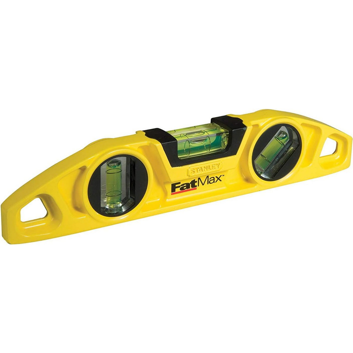 Stanley 0-43-603 Torpedo Αλφάδι Αλουμινίου Μαγνητικό Mini (Τορπίλη) Με 3 Μάτια 23cm