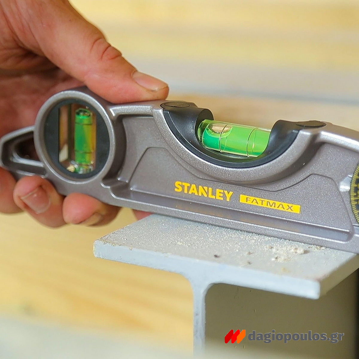 Stanley 0-43-609 Torpedo Αλφάδι Μαγνητικό (Τορπίλη) Με 3 Μάτια 25cm