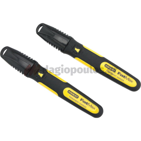 Stanley 0-47-314 FatMax Ανεξίτηλοι Μαρκαδόροι Μαρκαρίσματος & Σημαδέματος Σετ 2 Τεμ.