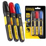 Stanley 0-47-315 FatMax Ανεξίτηλοι Μαρκαδόροι Μαρκαρίσματος & Σημαδέματος Σετ 3 Τεμ