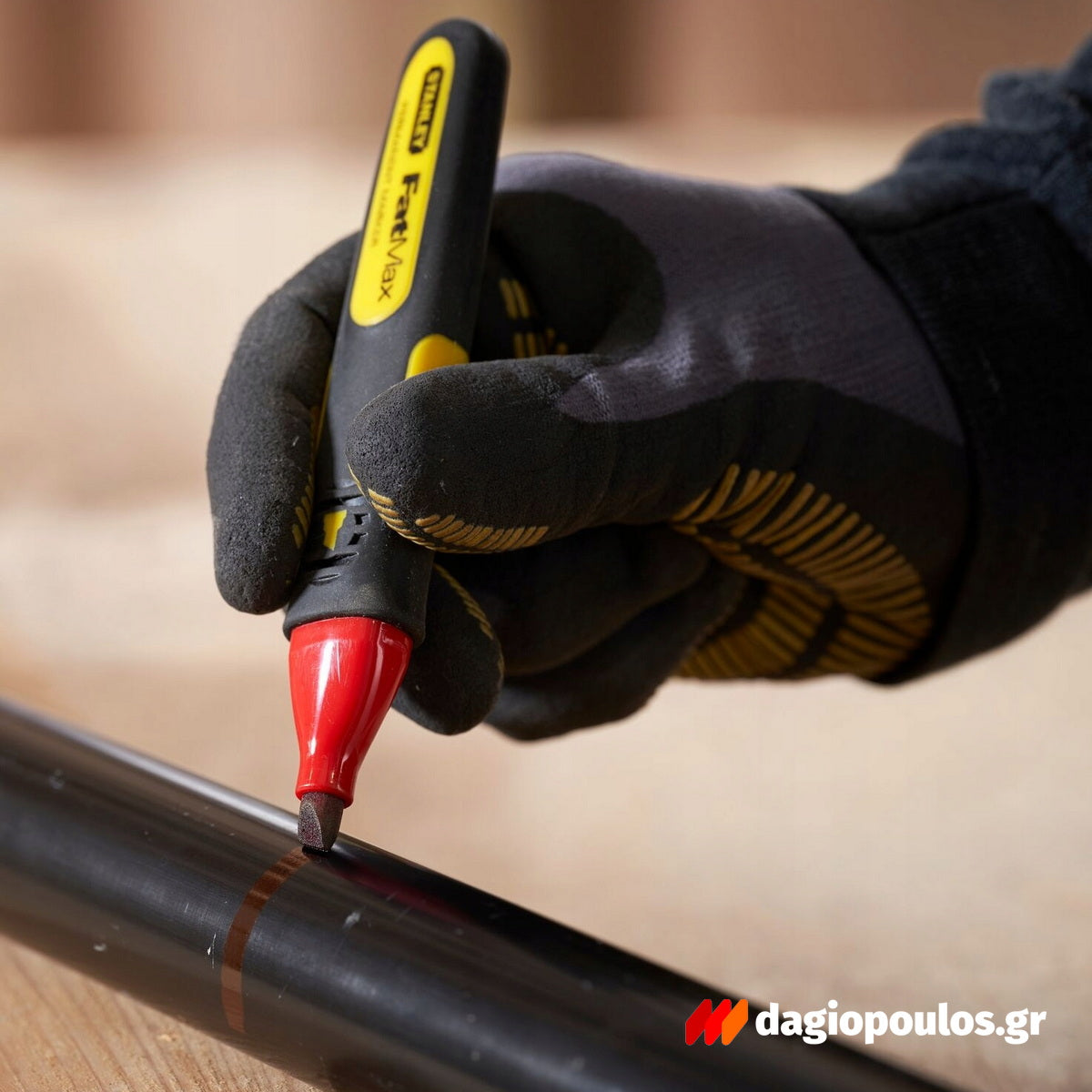 Stanley 0-47-315 FatMax Ανεξίτηλοι Μαρκαδόροι Μαρκαρίσματος & Σημαδέματος Σετ 3 Τεμ